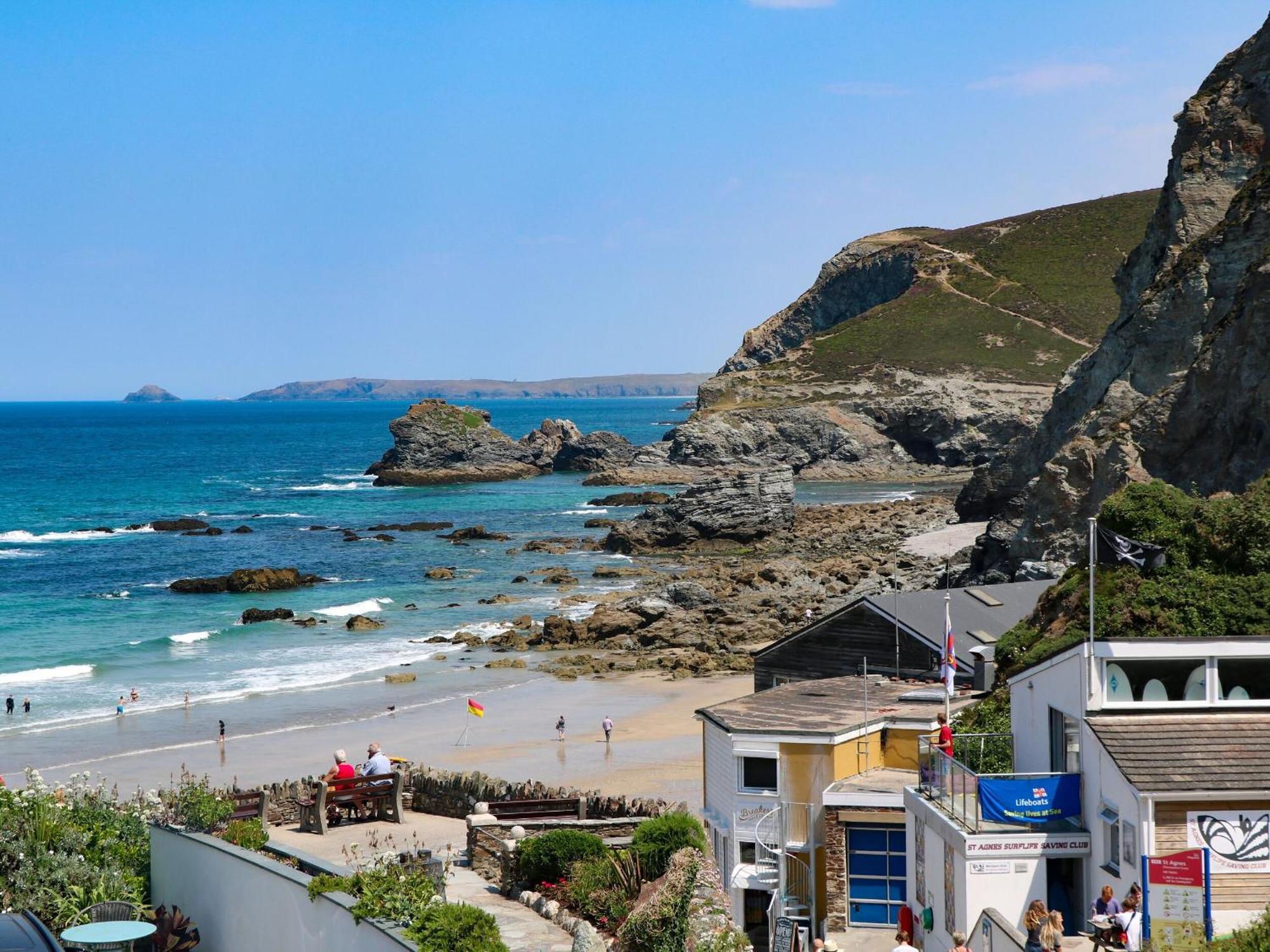 Ocean Blue Villa Porthtowan Buitenkant foto